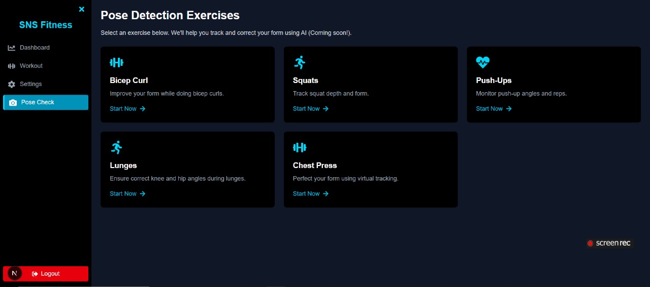 Smart Fitness Screenshot 3